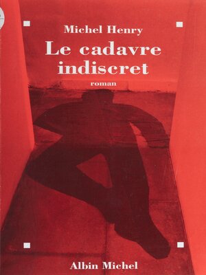cover image of Le cadavre indiscret